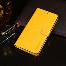 Load image into Gallery viewer, idewei Crazy Horse Texture Horizontal Flip Leather Case with Holder &amp; Card Slots &amp; Wallet, For Blackview BV9800 Pro, For Cubot P30, For Infinix S4, For Infinix Smart 3 Plus, For OPPO Realme 5i, For Galaxy S10e