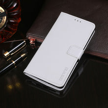 Load image into Gallery viewer, idewei Crazy Horse Texture Horizontal Flip Leather Case with Holder &amp; Card Slots &amp; Wallet, For Blackview BV9800 Pro, For Cubot P30, For Infinix S4, For Infinix Smart 3 Plus, For OPPO Realme 5i, For Galaxy S10e