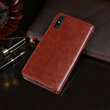 Load image into Gallery viewer, idewei Crazy Horse Texture Horizontal Flip Leather Case with Holder &amp; Card Slots &amp; Wallet, For Huawei Enjoy 10e, For Doogee X90, For OPPO Find X2, For Vivo IQOO 3, For Xiaomi Black Shark 3, For Huawei P40 Lite E