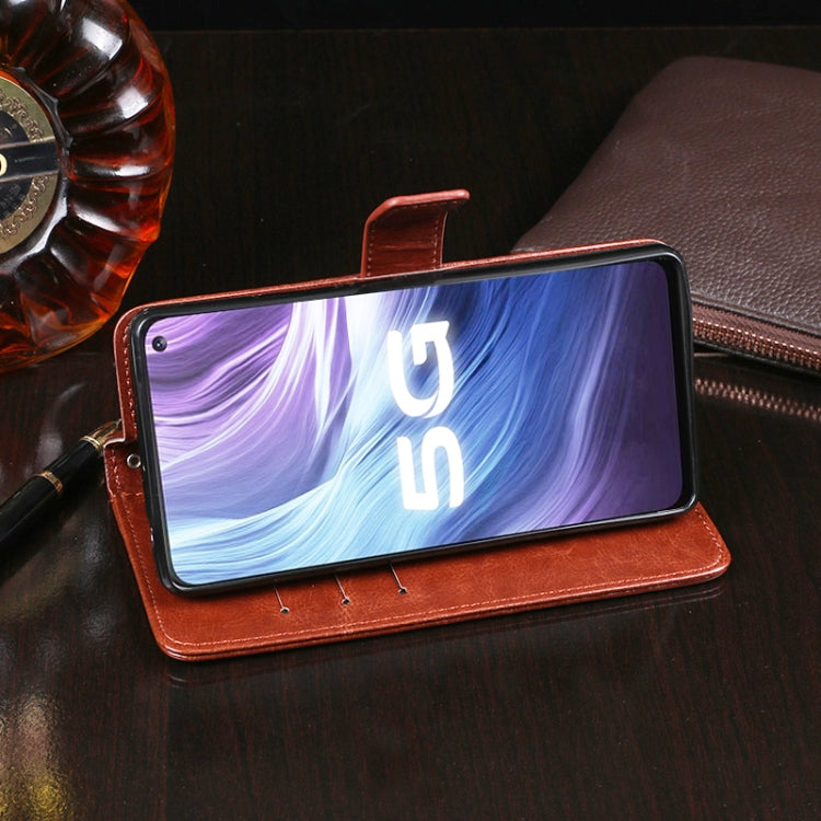 idewei Crazy Horse Texture Horizontal Flip Leather Case with Holder & Card Slots & Wallet, For Vivo Z6, For HTC Desire 19+, For Huawei P40, For Huawei P40 Pro, For OPPO Find X2 Pro, For Xiaomi Redmi Note 9S