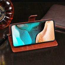 Load image into Gallery viewer, idewei Crazy Horse Texture Horizontal Flip Leather Case with Holder &amp; Card Slots &amp; Wallet, For Xiaomi Redmi K30 Pro