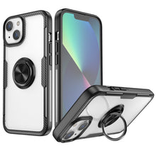 Load image into Gallery viewer, Shockproof Transparent TPU + Acrylic Protective Phone Case with Ring Holder, For iPhone 14 Pro, For iPhone 14 Max, For iPhone 14