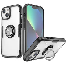 Load image into Gallery viewer, Shockproof Transparent TPU + Acrylic Protective Phone Case with Ring Holder, For iPhone 14 Pro, For iPhone 14 Max, For iPhone 14