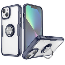 Load image into Gallery viewer, Shockproof Transparent TPU + Acrylic Protective Phone Case with Ring Holder, For iPhone 14 Pro, For iPhone 14 Max, For iPhone 14