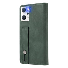 Load image into Gallery viewer, Wristband Magnetic Leather Phone Case, For OPPO Reno7 A, For Samsung Galaxy A33, For Samsung Galaxy S21 5G, For Samsung Galaxy S21 FE 5G, For Samsung Galaxy S21+ 5G, For Samsung Galaxy S21 Ultra 5G, For Samsung Galaxy S22 5G, For Samsung Galaxy S22+ 5G