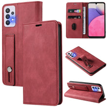 Load image into Gallery viewer, Wristband Magnetic Leather Phone Case, For OPPO Reno7 A, For Samsung Galaxy A33, For Samsung Galaxy S21 5G, For Samsung Galaxy S21 FE 5G, For Samsung Galaxy S21+ 5G, For Samsung Galaxy S21 Ultra 5G, For Samsung Galaxy S22 5G, For Samsung Galaxy S22+ 5G