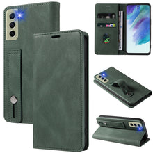 Load image into Gallery viewer, Wristband Magnetic Leather Phone Case, For OPPO Reno7 A, For Samsung Galaxy A33, For Samsung Galaxy S21 5G, For Samsung Galaxy S21 FE 5G, For Samsung Galaxy S21+ 5G, For Samsung Galaxy S21 Ultra 5G, For Samsung Galaxy S22 5G, For Samsung Galaxy S22+ 5G