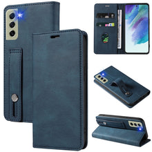 Load image into Gallery viewer, Wristband Magnetic Leather Phone Case, For OPPO Reno7 A, For Samsung Galaxy A33, For Samsung Galaxy S21 5G, For Samsung Galaxy S21 FE 5G, For Samsung Galaxy S21+ 5G, For Samsung Galaxy S21 Ultra 5G, For Samsung Galaxy S22 5G, For Samsung Galaxy S22+ 5G