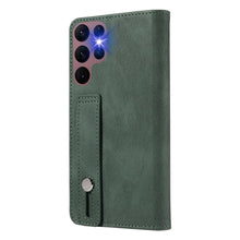 Load image into Gallery viewer, Wristband Magnetic Leather Phone Case, For Samsung Galaxy S22 Ultra 5G, For Sony Xperia 10 IV