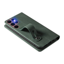Load image into Gallery viewer, Wristband Magnetic Leather Phone Case, For Samsung Galaxy S22 Ultra 5G, For Sony Xperia 10 IV