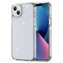 Load image into Gallery viewer, Crystal Clear Glitter Airbag Phone Case, For iPhone 14, For iPhone 14 Plus, For iPhone 14 Pro, For iPhone 14 Pro Max