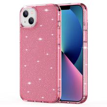 Load image into Gallery viewer, Crystal Clear Glitter Airbag Phone Case, For iPhone 14, For iPhone 14 Plus, For iPhone 14 Pro, For iPhone 14 Pro Max