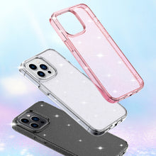 Load image into Gallery viewer, Crystal Clear Glitter Airbag Phone Case, For iPhone 14, For iPhone 14 Plus, For iPhone 14 Pro, For iPhone 14 Pro Max