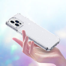 Load image into Gallery viewer, Crystal Clear Glitter Airbag Phone Case, For iPhone 14, For iPhone 14 Plus, For iPhone 14 Pro, For iPhone 14 Pro Max