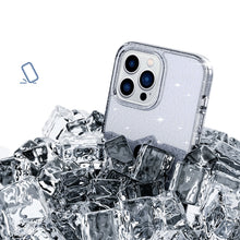 Load image into Gallery viewer, Crystal Clear Glitter Airbag Phone Case, For iPhone 14, For iPhone 14 Plus, For iPhone 14 Pro, For iPhone 14 Pro Max