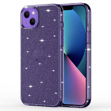 Load image into Gallery viewer, Crystal Clear Glitter Airbag Phone Case, For iPhone 14, For iPhone 14 Plus, For iPhone 14 Pro, For iPhone 14 Pro Max