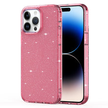 Load image into Gallery viewer, Crystal Clear Glitter Airbag Phone Case, For iPhone 14, For iPhone 14 Plus, For iPhone 14 Pro, For iPhone 14 Pro Max