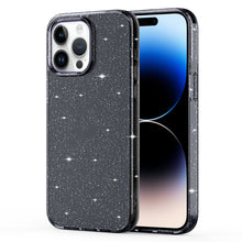 Load image into Gallery viewer, Crystal Clear Glitter Airbag Phone Case, For iPhone 14, For iPhone 14 Plus, For iPhone 14 Pro, For iPhone 14 Pro Max