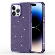 Load image into Gallery viewer, Crystal Clear Glitter Airbag Phone Case, For iPhone 14, For iPhone 14 Plus, For iPhone 14 Pro, For iPhone 14 Pro Max