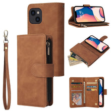 Load image into Gallery viewer, Multifunctional Phone Leather Case with Card Slot, For iPhone 14, For iPhone 14 Plus, For iPhone 14 Pro, For iPhone 14 Pro Max