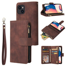 Load image into Gallery viewer, Multifunctional Phone Leather Case with Card Slot, For iPhone 14, For iPhone 14 Plus, For iPhone 14 Pro, For iPhone 14 Pro Max