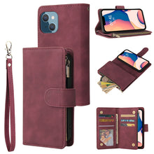 Load image into Gallery viewer, Multifunctional Phone Leather Case with Card Slot, For iPhone 14, For iPhone 14 Plus, For iPhone 14 Pro, For iPhone 14 Pro Max