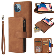 Load image into Gallery viewer, Multifunctional Phone Leather Case with Card Slot, For iPhone 14, For iPhone 14 Plus, For iPhone 14 Pro, For iPhone 14 Pro Max