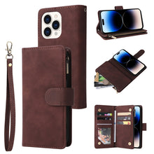 Load image into Gallery viewer, Multifunctional Phone Leather Case with Card Slot, For iPhone 14, For iPhone 14 Plus, For iPhone 14 Pro, For iPhone 14 Pro Max