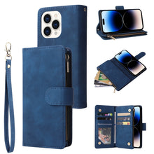 Load image into Gallery viewer, Multifunctional Phone Leather Case with Card Slot, For iPhone 14, For iPhone 14 Plus, For iPhone 14 Pro, For iPhone 14 Pro Max