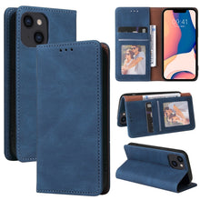 Load image into Gallery viewer, Simple Suction Closure Horizontal Flip Leather Case, For iPhone 14, For iPhone 14 Plus, For iPhone 14 Pro, For iPhone 14 Pro Max