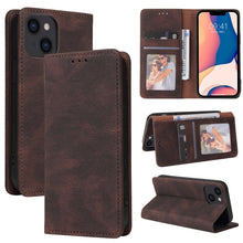 Load image into Gallery viewer, Simple Suction Closure Horizontal Flip Leather Case, For iPhone 14, For iPhone 14 Plus, For iPhone 14 Pro, For iPhone 14 Pro Max