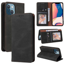 Load image into Gallery viewer, Simple Suction Closure Horizontal Flip Leather Case, For iPhone 14, For iPhone 14 Plus, For iPhone 14 Pro, For iPhone 14 Pro Max