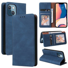 Load image into Gallery viewer, Simple Suction Closure Horizontal Flip Leather Case, For iPhone 14, For iPhone 14 Plus, For iPhone 14 Pro, For iPhone 14 Pro Max