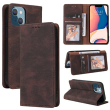 Load image into Gallery viewer, Simple Suction Closure Horizontal Flip Leather Case, For iPhone 14, For iPhone 14 Plus, For iPhone 14 Pro, For iPhone 14 Pro Max
