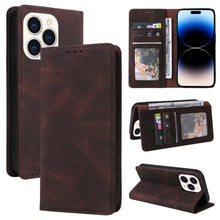 Load image into Gallery viewer, Simple Suction Closure Horizontal Flip Leather Case, For iPhone 14, For iPhone 14 Plus, For iPhone 14 Pro, For iPhone 14 Pro Max