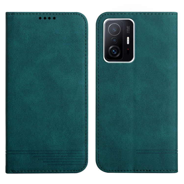 Strong Magnetic Leather Case, For Xiaomi 11T / 11T Pro, For Xiaomi Poco M3