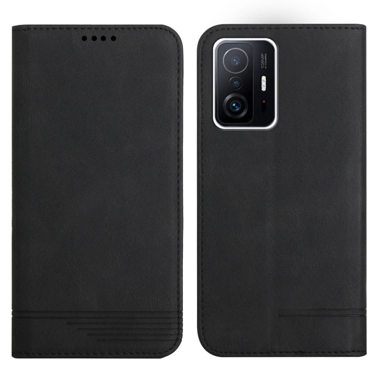 Strong Magnetic Leather Case, For Xiaomi 11T / 11T Pro, For Xiaomi Poco M3