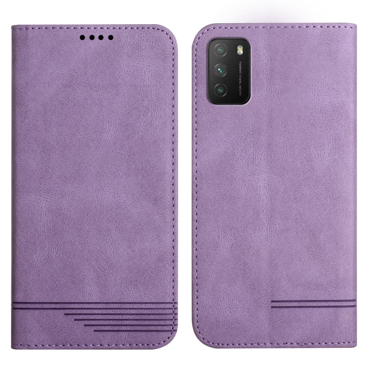 Strong Magnetic Leather Case, For Xiaomi 11T / 11T Pro, For Xiaomi Poco M3