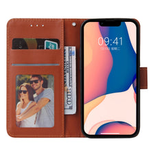 Load image into Gallery viewer, Multifunctional Horizontal Flip Leather Case with Three Card Slot, For iPhone 14, For iPhone 14 Plus, For iPhone 14 Pro, For iPhone 14 Pro Max