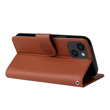 Load image into Gallery viewer, Multifunctional Horizontal Flip Leather Case with Three Card Slot, For iPhone 14, For iPhone 14 Plus, For iPhone 14 Pro, For iPhone 14 Pro Max