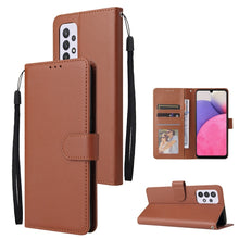 Load image into Gallery viewer, 3 Card Slots Multifunctional Leather Phone Case, For Samsung Galaxy A33 5G, For Samsung Galaxy A53 5G, For Samsung Galaxy A73 5G, For Xiaomi 12 Lite, For Xiaomi 12S Ultra