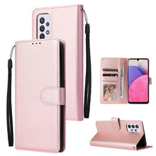 Load image into Gallery viewer, 3 Card Slots Multifunctional Leather Phone Case, For Samsung Galaxy A33 5G, For Samsung Galaxy A53 5G, For Samsung Galaxy A73 5G, For Xiaomi 12 Lite, For Xiaomi 12S Ultra