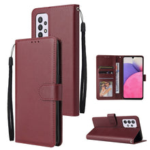 Load image into Gallery viewer, 3 Card Slots Multifunctional Leather Phone Case, For Samsung Galaxy A33 5G, For Samsung Galaxy A53 5G, For Samsung Galaxy A73 5G, For Xiaomi 12 Lite, For Xiaomi 12S Ultra