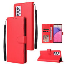 Load image into Gallery viewer, 3 Card Slots Multifunctional Leather Phone Case, For Samsung Galaxy A33 5G, For Samsung Galaxy A53 5G, For Samsung Galaxy A73 5G, For Xiaomi 12 Lite, For Xiaomi 12S Ultra
