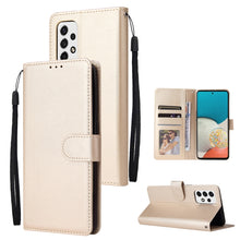Load image into Gallery viewer, 3 Card Slots Multifunctional Leather Phone Case, For Samsung Galaxy A33 5G, For Samsung Galaxy A53 5G, For Samsung Galaxy A73 5G, For Xiaomi 12 Lite, For Xiaomi 12S Ultra
