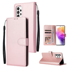 Load image into Gallery viewer, 3 Card Slots Multifunctional Leather Phone Case, For Samsung Galaxy A33 5G, For Samsung Galaxy A53 5G, For Samsung Galaxy A73 5G, For Xiaomi 12 Lite, For Xiaomi 12S Ultra