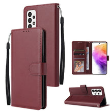 Load image into Gallery viewer, 3 Card Slots Multifunctional Leather Phone Case, For Samsung Galaxy A33 5G, For Samsung Galaxy A53 5G, For Samsung Galaxy A73 5G, For Xiaomi 12 Lite, For Xiaomi 12S Ultra