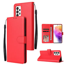 Load image into Gallery viewer, 3 Card Slots Multifunctional Leather Phone Case, For Samsung Galaxy A33 5G, For Samsung Galaxy A53 5G, For Samsung Galaxy A73 5G, For Xiaomi 12 Lite, For Xiaomi 12S Ultra