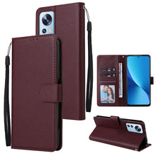 Load image into Gallery viewer, 3 Card Slots Multifunctional Leather Phone Case, For Samsung Galaxy A33 5G, For Samsung Galaxy A53 5G, For Samsung Galaxy A73 5G, For Xiaomi 12 Lite, For Xiaomi 12S Ultra