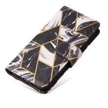 Load image into Gallery viewer, Marble Bronzing Stitching Horizontal Flip PU Leather Case, For iPhone 14, For iPhone 14 Plus, For iPhone 14 Pro, For iPhone 14 Pro Max